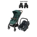 Maxi-Cosi Maxi-Cosi Soho-Cabriofix İ-Size Ana Kucaklı Ultra Kompakt Seyahat Sistem Bebek Arabası Green-Graphite (Yeşil)