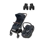 Maxi Cosi Maxi-cosi Soho-coral 360 Modüler Ana Kucaklı Ultra Kompakt Seyahat Sistem Bebek Arabası Essential Graphite Gri