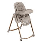 Maxi-Cosi Minla Plus 6'sı Bir Arada Ahşap Görünümlü 4 Tekerlekli Fonksiyonel Mama Sandalyesi Beige