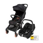 Maxi-Cosi Oslo-Cabriofix I-Size Tek Elle Katlanabilen Ultra Kompakt Seyahat Sistem Bebek Arabası Black Sport
