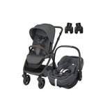 Maxi-cosi Oxford-pebble 360 Pro Twillic Graphite Seyahat Sistem Bebek Arabası - Gri