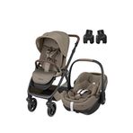 Maxi-cosi Oxford-pebble 360 Pro Twillic Turffle Seyahat Sistem Bebek Arabası - Bej