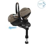 Maxi-Cosi Pebble 360 Pro Dünyanın Ilk Kızaklı, Araç Dışına Çıkabilen Adac'lı 360 Dönebilen Tam Yatabilen Isofix Bazalı Ana Kucağı ve Bebek Oto Koltuğu 0-13 kg Twillic Truffle