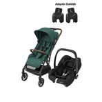 Maxi-Cosi Soho-Cabriofix İ-Size Modüler Ana Kucaklı Ultra Kompakt Seyahat Sistem Bebek Arabası Green-Black
