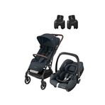 Maxi-cosi Soho-cabriofix İ-size Modüler Ultra Kompakt Essential Graphite Seyahat Sistem Bebek Arabası - Gri