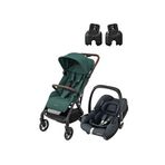 Maxi-cosi Soho-cabriofix İ-size Modüler Ultra Kompakt Green-graphite Seyahat Sistem Bebek Arabası - Yeşil