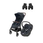 Maxi-Cosi Soho-Coral 360 Moduler Ana Kucakli Ultra Kompakt Seyahat Sistem Bebek Arabasi Essential Graphite