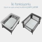 Maxi-Cosi Swift 3'ü Bir Arada Beşik Seyahat Yatağı Oyun Parkı Beyond Graphite Eco
