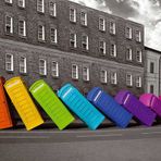 Maxi London Phoneboxes Falling Poster