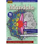 Maxi Mandala Desenlerle Boyama Terapisi 2021/03