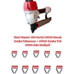 Maxi Master 100 Serisi 10050 Havalı Zımba Tabancası + 10025 Zımba Teli 6000 Adet Hediyeli