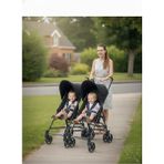 Maxi Taxi Cosmos Twin Ikiz Baston Bebek Arabası - Siyah