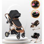 Maxi Taxi Fast Pro Completto 4 In 1 Travel Sistem Bebek Arabası - Gold