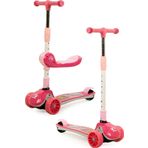 Maxi Taxi Zoomy Oturaklı Işıklı Katlanabilir Scooter