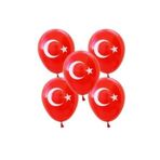 MAXİ Yükleplttoptan Türk Bayraklı 9a Balon 100lü