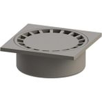 MaxiFlow 100 mm 25*25 Çamur Kovalı Yer Süzgeci Alttan - Antrasit