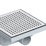 Maxiflow Kare Line Duş Kanalı Q50 20x20 cm Yan Çıkış