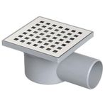 Maxiflow Line 10x10 cm 50 Yandan Çıkışlı Line Yer Süzgeci