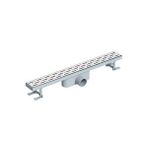 Maxiflow Maxiflow Duş Kanali 20 Cm Klasik Serisi Krom Gri