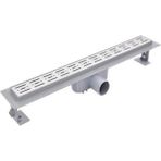 Maxiflow Rain Serisi Paslanmaz Duş Kanalı Lineer Yer Süzgeci Duş Izgarası 40 cm