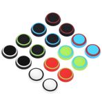MAXKU Obeka 8 Çift Parmak Tutacağı Silikon Analog Çubuk Kapakları Kelebek Kumandası Yedek Joystick Kapağı PS4 PS3 PS2 Xbox One Xbox 360 Wii U ile Uyumlu