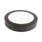 Maxled 18 W 3000 K Günışığı Yuvarlak Siyah Kasa Sıva Üstü Led Panel