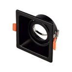 Maxled MX-2052 Kare PC Boş Kasa Siyah Spot