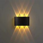 Maxled Mx-2066A - Çift Yönlü Oval Aplik Amber Ip65