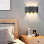 Maxled Mx-2066G - Çift Yönlü Oval Aplik 3000K Günışığı Ip65