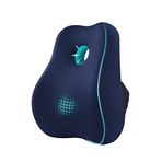 Max&Love Bel Desteği Yastık Kılıfı Ergonomik Tasarım Sırt Ağrısı Giderme için Ortopedik Sırtlık Bellek Köpüğü Sırt Desteği Ofis Koltuğu Bilgisayar Sandalyesi Araba Koltuğu Yatar ve Kanepe için Sırt