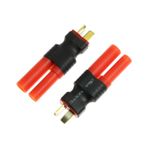 Maxmoral 2 Adet Deans T-Plug Erkek - HXT 4 mm Konektör RC Lipo Pil Dönüştürücü Adaptör Kablosuz