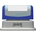 Maxor Kişiye Özel K34 Flash Kaşe - 22 x 55 mm - Siyah