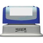 Maxor Kişiye Özel K44 Flash Kaşe - 28 x 55 mm - Siyah