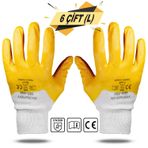 Maxsafety NIT-400 Nitril Kaplama Sanayi İş Usta Eldiveni 10/XL (6 ÇİFT)
