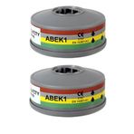 Maxsafety Yyf-110 Yarım Yüz Gaz Maskesi Filtresi Abek1 1 Çift