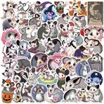 MAXSNOW 50 adet Opossum karikatür çıkartmalar komik Latin Amerika hayvan Possum çıkartmalar çıkartma çocuk dekoratif etiket çocuklar gençler yetişkinler için çıkartmalar su şişesi dizüstü bilgisayar için