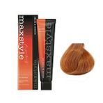 Maxstyle Argan Keratin 8.43 Sultan Bakırı Sıvı Oksidan Saç Boyası