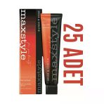 Maxstyle Kuaför Seti 60 Ml 25 Adet Saç Boyası Oksidansız Teşhir