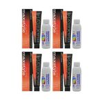 Maxstyle SPS626 Argan ve Keratin 2025/01 Siyah 4x60 ml Saç Boyası+4x90 ml Oksidan