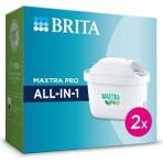 Maxtra Pro All-In-1 Yedek Su Arıtma Filtresi 2'li Set - Ahşap - Bej - Siyah