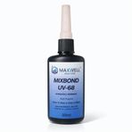 MAXWELL MIXBOND UV68 UV Yapıştırıcı 50g – Camı Cama ve Camı Metale Yapıştırıcı, UV Işıkla Kürlenen Optik Şeffaf Endüstriyel Yapıştırıcı, Lens Cam Metal Plastik İçin Güçlü Şeffaf UV Glue