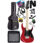 Maxword DE-150RD-35AMP Maple Klavye HH Yüksek Kaliteli 35W Amfili Elektro Gitar Seti
