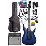 Maxword Grade-50Amp Blue Rosewood Yüksek Kalite 50W Amfili Elektro Gitar