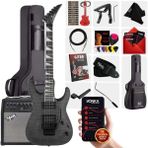 Maxword Grade-50AMP Gray Rosewood Floyde Rose 50 W Amfili Elektro Gitar - Gri
