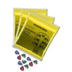 Maxword Gt-Acoustic-3x Kaliteli Akustik Gitar Teli 3 Takım Set (10 Pena Hediye)