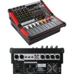 Maxword RPS-4C-800 2x400W Mixer 2x99 DSP Efektli Amfili Power Mikser - Siyah