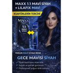 Maxx 1.1 Mavi Siyah + LILAFIX Mavi Saç Boyası Seti