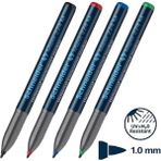 Maxx 220 Asetat Kalemi, M Uç, 4 Renk Set, Permanent Kalem, Siyah, Mavi, Yeşil, Kırmızı - Standart