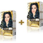 Maxx Deluxe 1.1 Mavi Siyah Krem Saç Boyası Amonyaksız 100 - 249 ml Canlı Renkler ve Güçlendirici Özellik