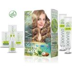 Maxx Deluxe 2 Paket Natural Beauty Amonyaksız 8.3 Bal Köpüğü Karamel Kahve Saç Boyası